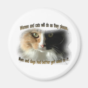 Imán Mujeres y gatos…