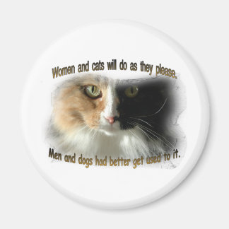 Imán Mujeres y gatos...