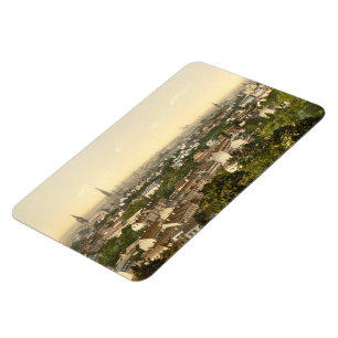 Imán Mulhouse desde el sur, Alsacia, Francia