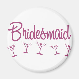 Imán MultiMartini-Bridesmaid-Rosa
