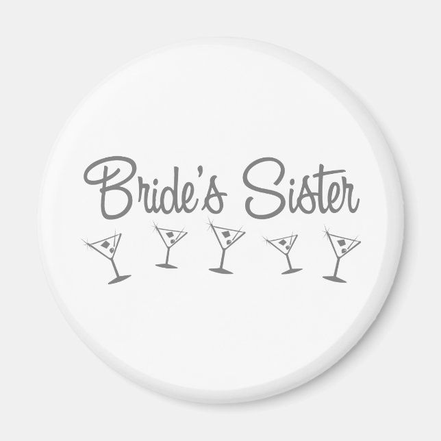 Imán MultiMartini-BridesSister-gris (Frente)