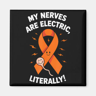 Imán Multiple Sclerosis Awareness 2025 -orange Ribbon_ 