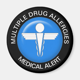 Imán Múltiples Alergias al Medicamento Magnate
