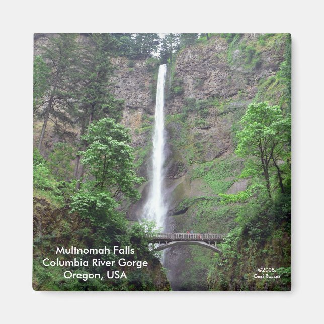 Imán Multnomah Falls Magnet (Frente)