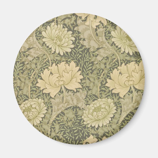 Imán Mum Crisantemo William Morris (Frente)