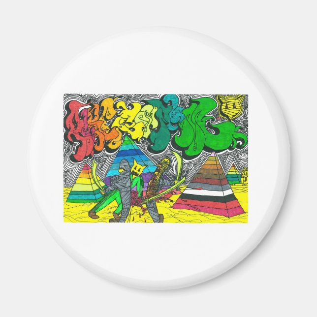 Imán Mummias de corte porcentual (Frente)