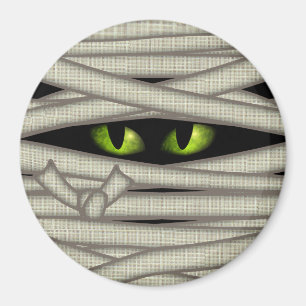 Imán Mummy Eyes Halloween Green ID685