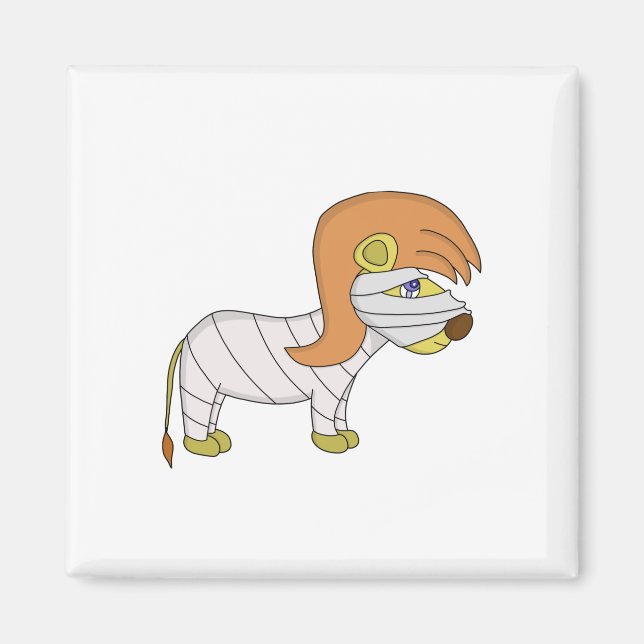 Imán Mummy Lion (Frente)