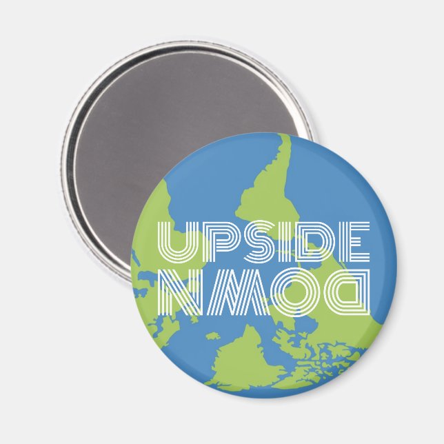 Imán Mundo al Revés (Anverso/Reverso)