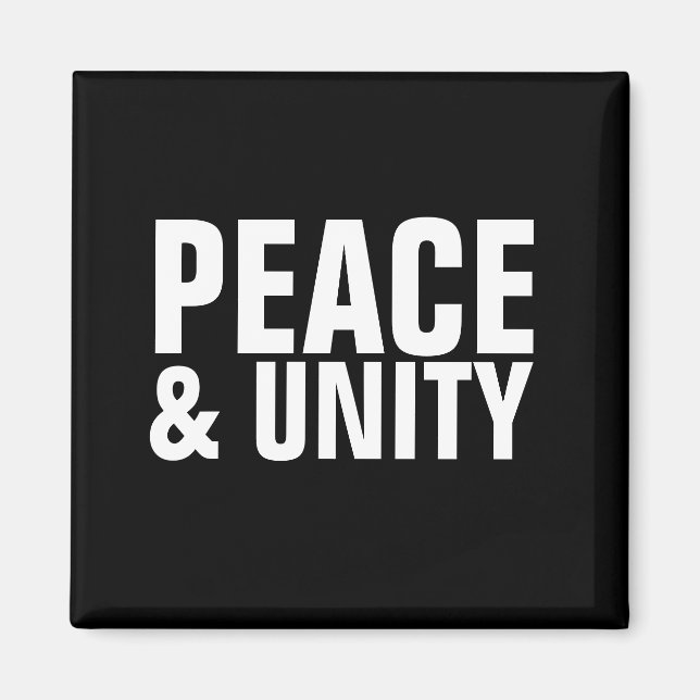 IMÁN MUNDO DE PAZ Y UNIDAD (Frente)