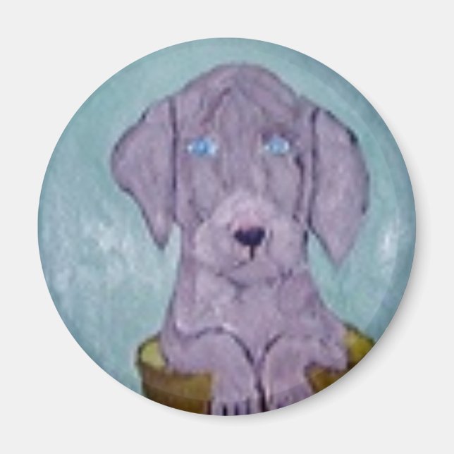 Imán mundo de tierras de perros eric (Frente)