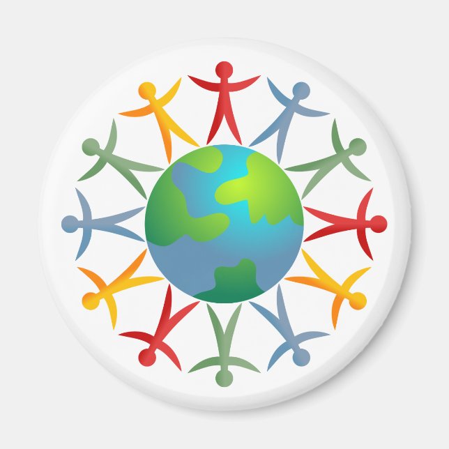 Imán Mundo diverso (Frente)
