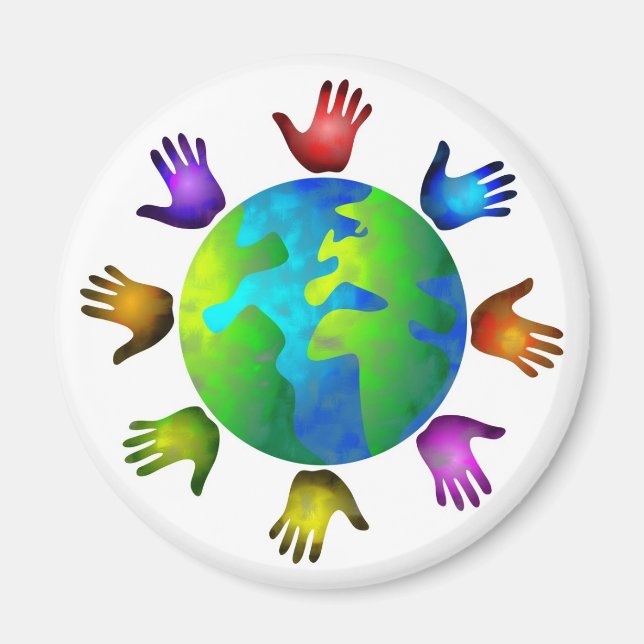 Imán Mundo diverso (Frente)