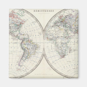 Imán Mundo en hemisferios