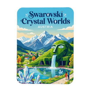 Imán Mundos de Cristal Swarovski Austria