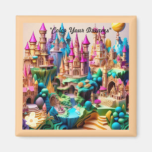 Imán "Mundos fantásticos descubiertos"