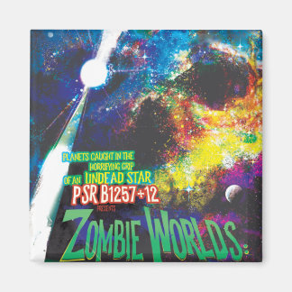 Imán Mundos Zombi Halloween Galaxia de Horrores