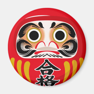 Imán muñeca Daruma (amuleto tradicional japonés de buen