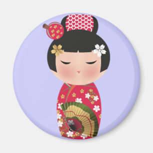 Imán Muñeca japonesa