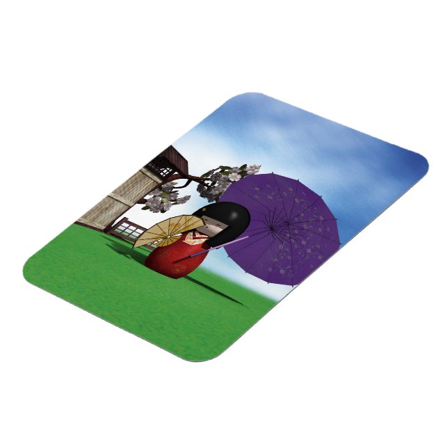 Imán Muñeca Kokeshi (Lado Izquierdo)