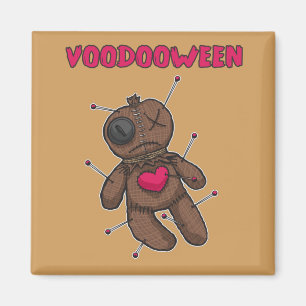 Imán Muñeca Voodoo - Juguete de Halloween