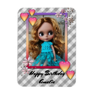 Imán Muñecas de fotos para bebés, muñecas, personalizad