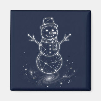 Imán Muñeco de Nieve de Navidad País de las Maravillas