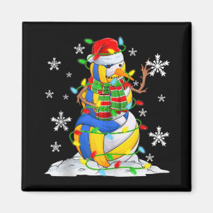 Imán Muñeco de nieve de voleibol Luces de árbol de Navi