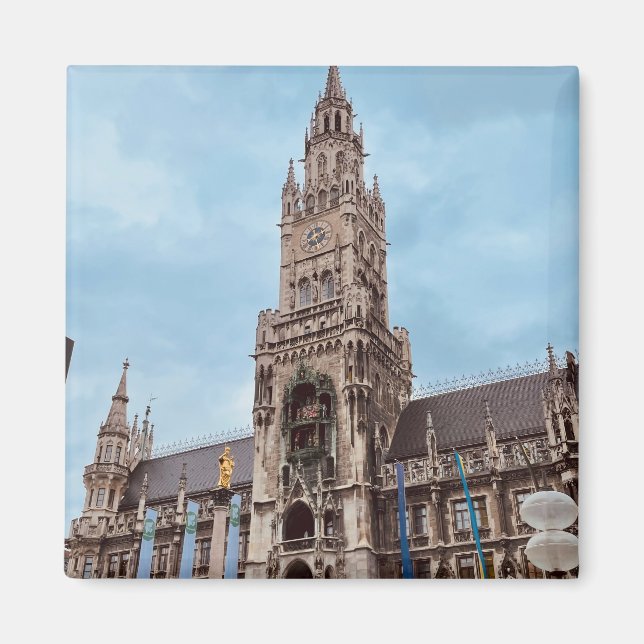 Imán Múnich, Alemania Europa colorida (Frente)