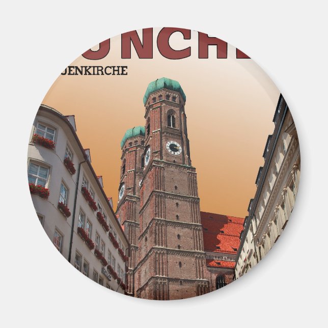 Imán Múnich - Frauenkirche (Frente)