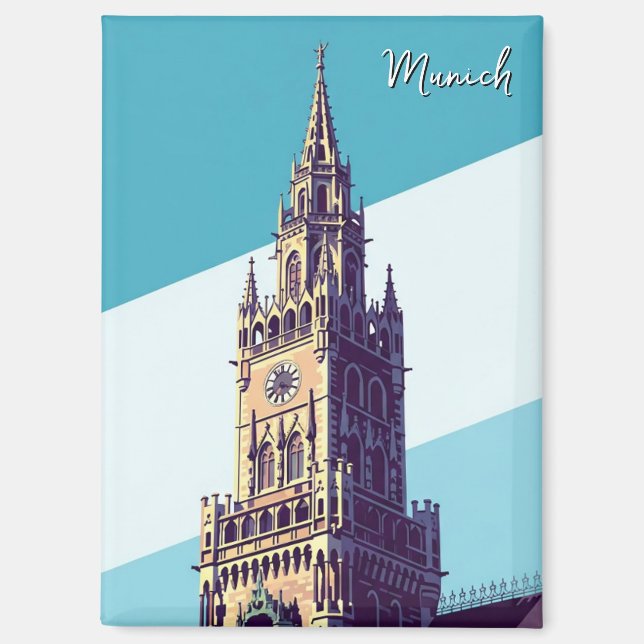 Imán Múnich Marienplatz Alemania (Anverso)