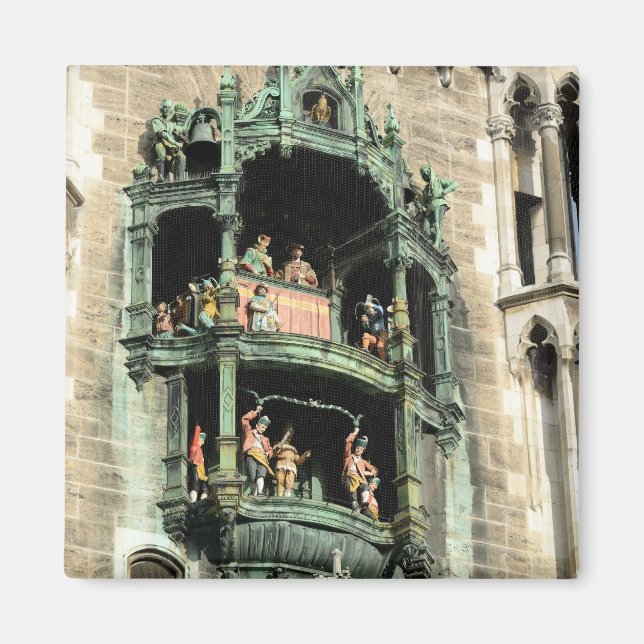 Imán munich neues rathaus glockenspiel (Frente)