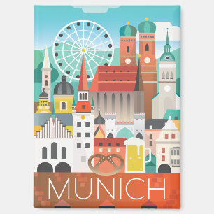 Imán Múnich Refrigerator Magnet