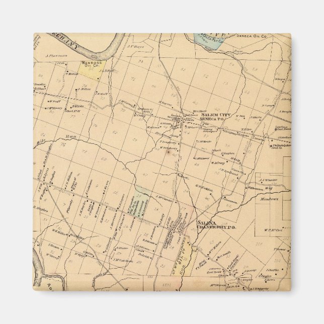 Imán Municipio de Cranberry (Frente)