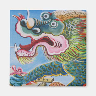 Imán Mural del Foo Dog Chino / Lion Guardian