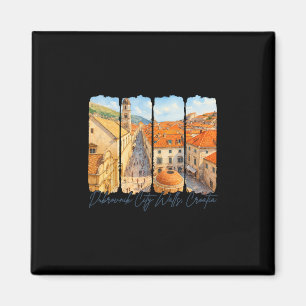 Imán Murallas de la Ciudad de Dubrovnik Croacia Viaje P
