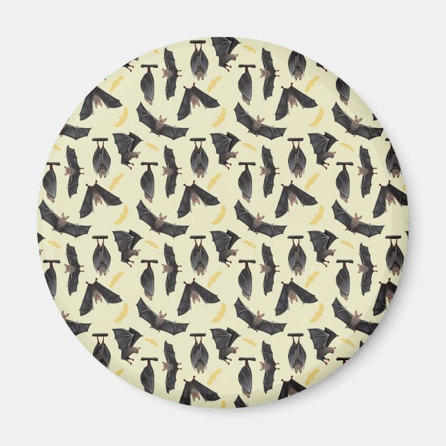 Imán murciélagos amarillos (Frente)