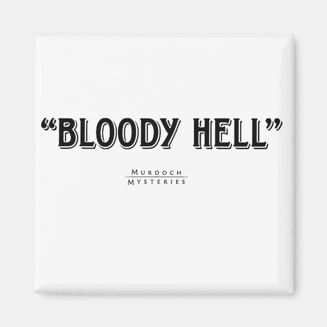 Imán Murdoch Mysteris Cita Magnet (Frente)