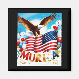 Imán Murica día de los caídos patriótico usa merica Mur