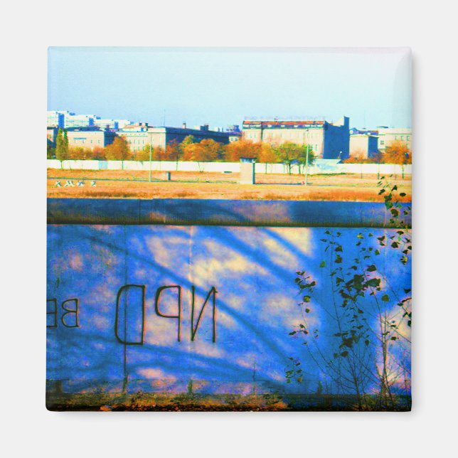 Imán Muro de Berlín de la Alemania de Vintage (Frente)