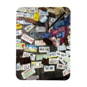 Imán Muro de las placas de licencia