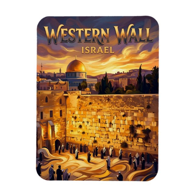 Imán Muro Occidental Israel (Vertical)