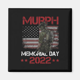 Imán Murph 2022 Happy Memorial Day 4th Of July Bandera