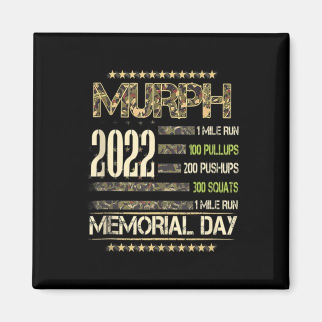 Imán Murph Memorial Day 2022 - para levantadores de pes (Frente)