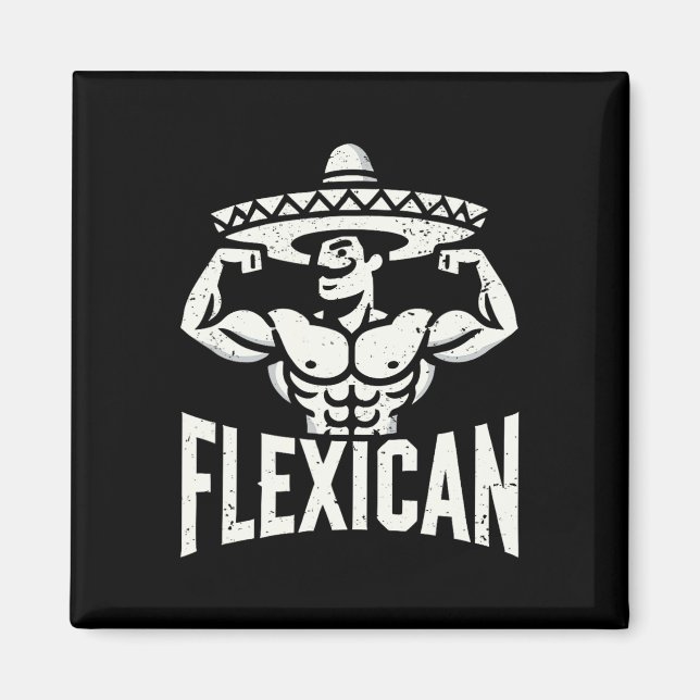 Imán Músculo flexicano divertido de la construcción del (Frente)