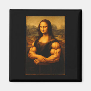 Imán Músculo Mona Lisa Bodybuilder Halterofilia Gym Y