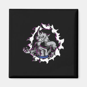 Imán Músculos del rinoceronte Fitness Bodybuilding Leva