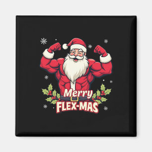 Imán Músculos flexibles de cerezo para Navidades Santa 