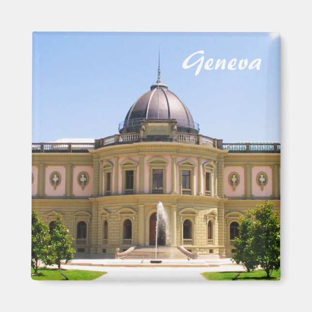 Imán Museo Ariana Ginebra Magnet (Frente)