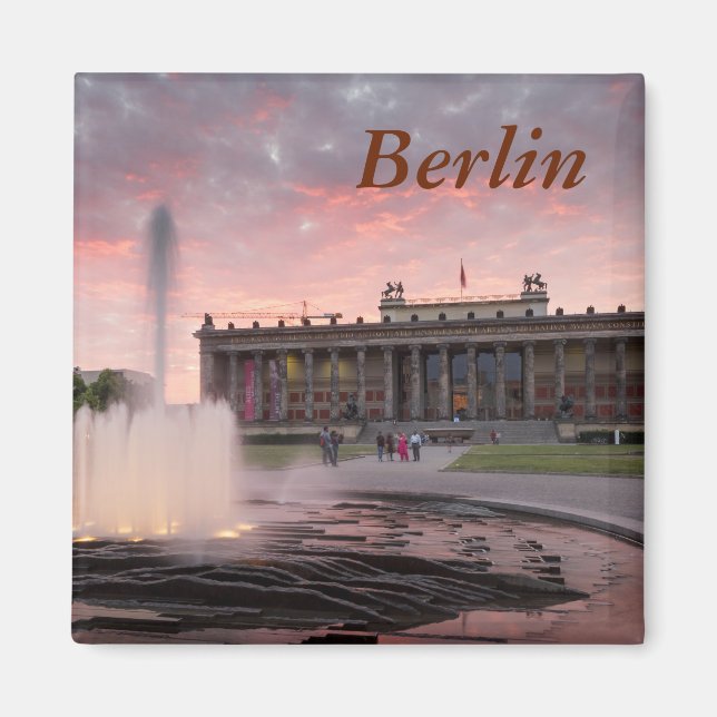 Imán Museo de Altes y Lustgarten en Berlín (Frente)